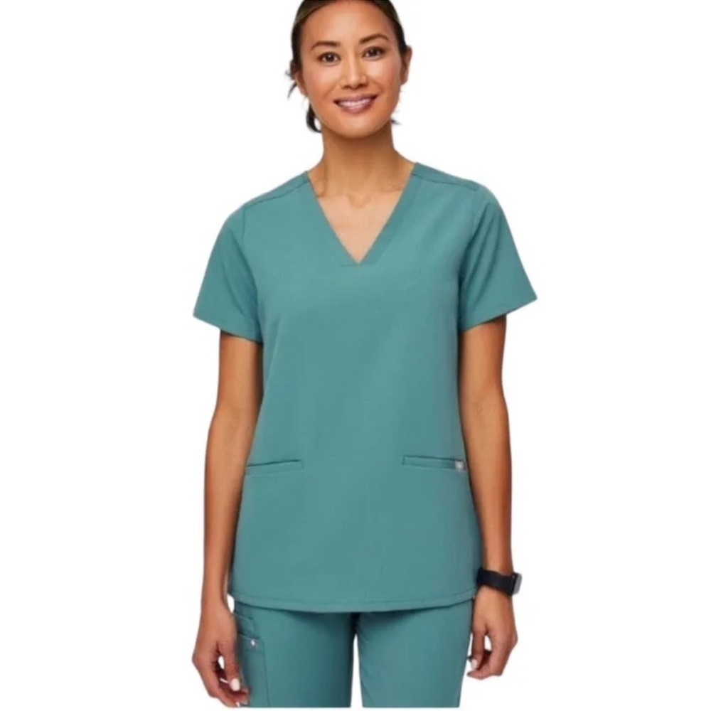 Figs Casma Hydrogreen Scrub Top PO 1367